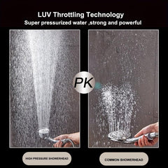 High Pressure Handheld Shower Head 3 Settings With On Off Switch