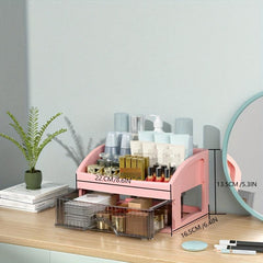 Transparent Desktop Cosmetics Storage Box Dustproof Waterproof Large Capacity