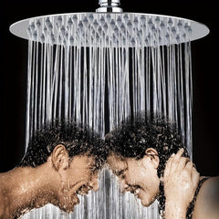 Stainless Steel Top Spray Ultra Thin Rainfall Round Overhead