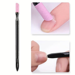 Quartz Stone Nail Cuticle Remover Dead Skin Trimmer