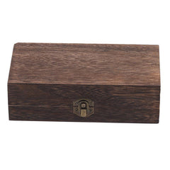 1pc Wooden Solid Jewelry Box Desktop Storage Box