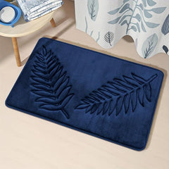 Memory Foam Bath Mat Non Slip Bathroom Rug Toilet U Shape Mat Absorbent Bath Rug