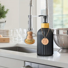 2pcs Matte Liquid Pump Soap Dispenser Convenient Bathroom Organizer