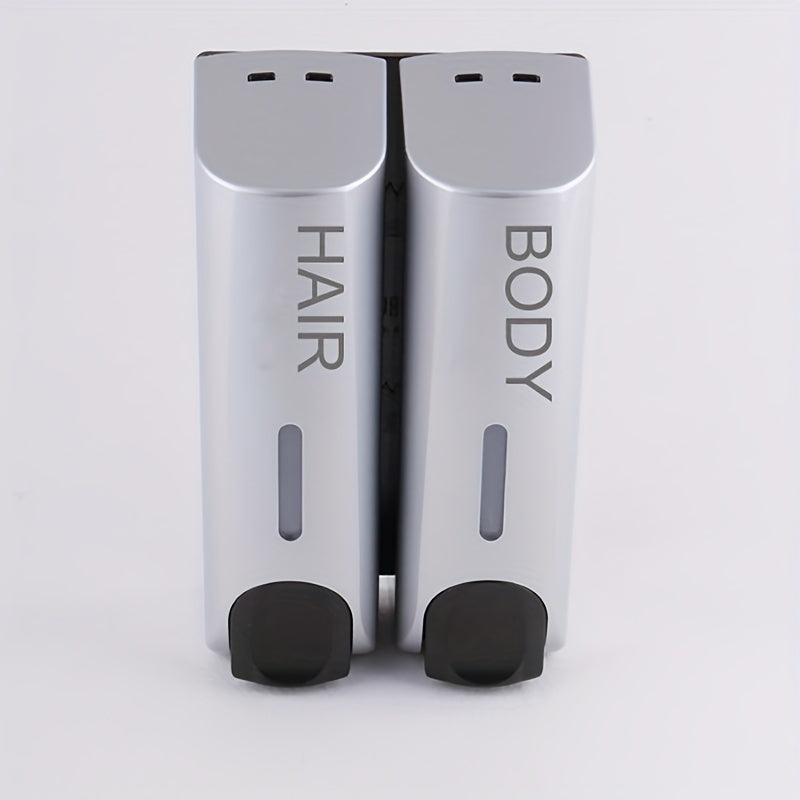 Wall Mounted Manual Press Soap Dispenser Stainless Steel