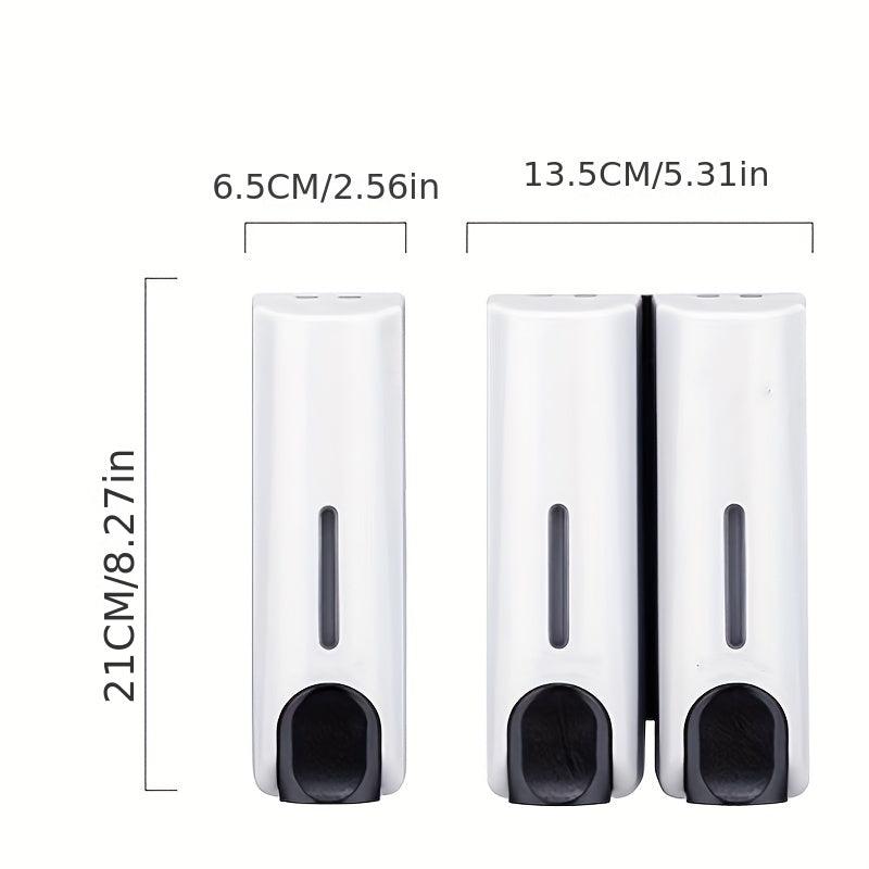 Wall Mounted Manual Press Soap Dispenser Stainless Steel