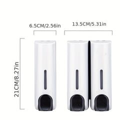 Wall Mounted Manual Press Soap Dispenser Stainless Steel