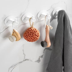 5pcs Strong Adhesive Hooks for Bathroom Kitchen Organizing