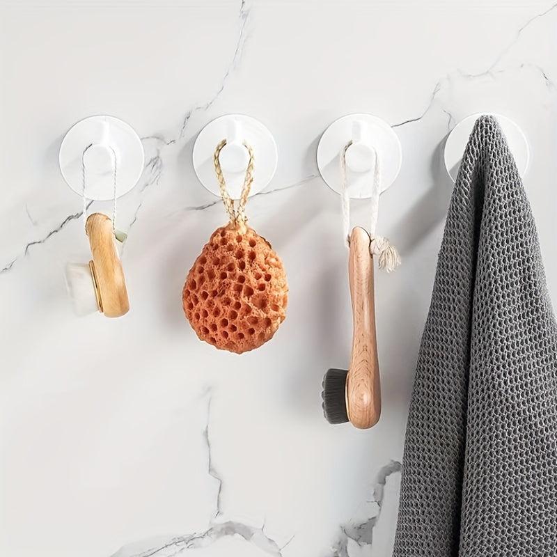 5pcs Strong Adhesive Hooks for Bathroom Kitchen Organizing
