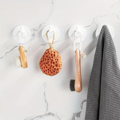 5pcs Strong Adhesive Hooks for Bathroom Kitchen Organizing