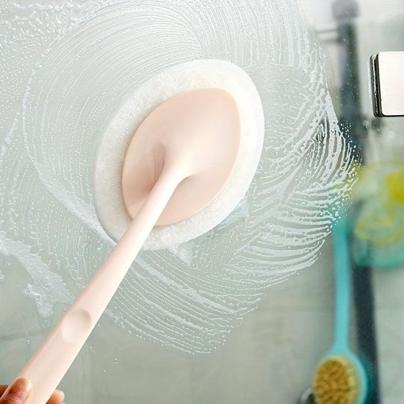 Long Handle Sponge Cleaning Brush for Bathroom Tile Bathtub Pool