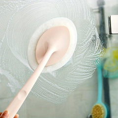 Long Handle Sponge Cleaning Brush for Bathroom Tile Bathtub Pool