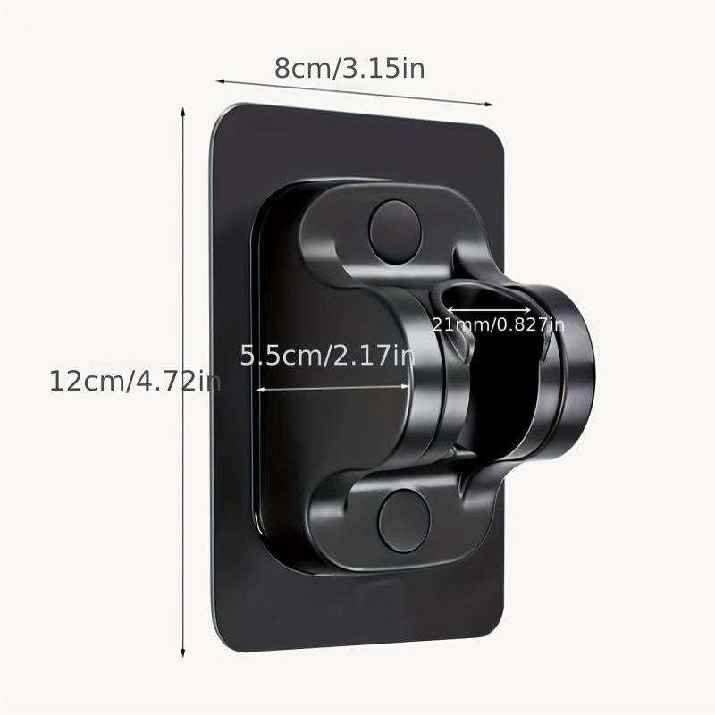 Adjustable Shower Head Bracket Holder for Handheld Shower Hose and Rod