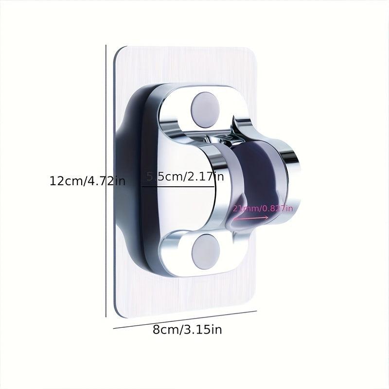 Adjustable Shower Head Bracket Holder for Handheld Shower Hose and Rod