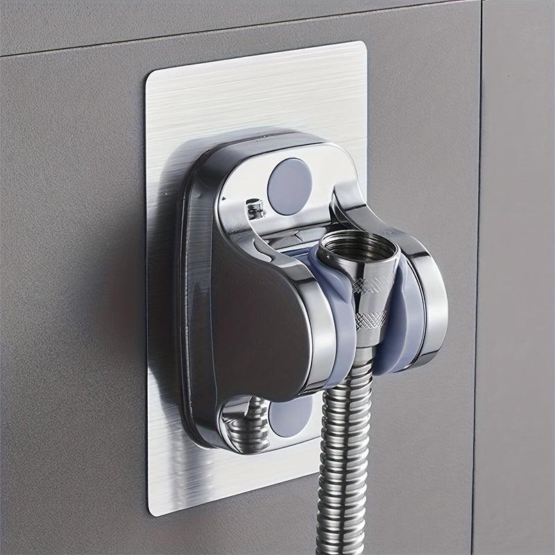 Adjustable Shower Head Bracket Holder for Handheld Shower Hose and Rod