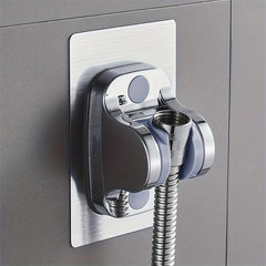 Adjustable Shower Head Bracket Holder for Handheld Shower Hose and Rod