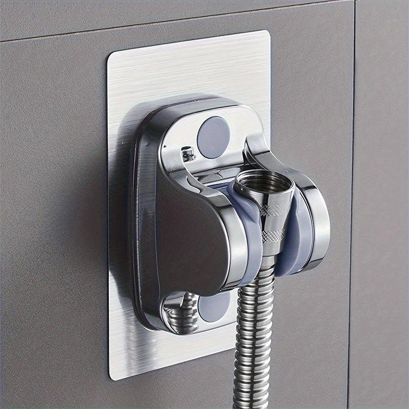 Adjustable Shower Head Bracket Holder for Handheld Shower Hose and Rod