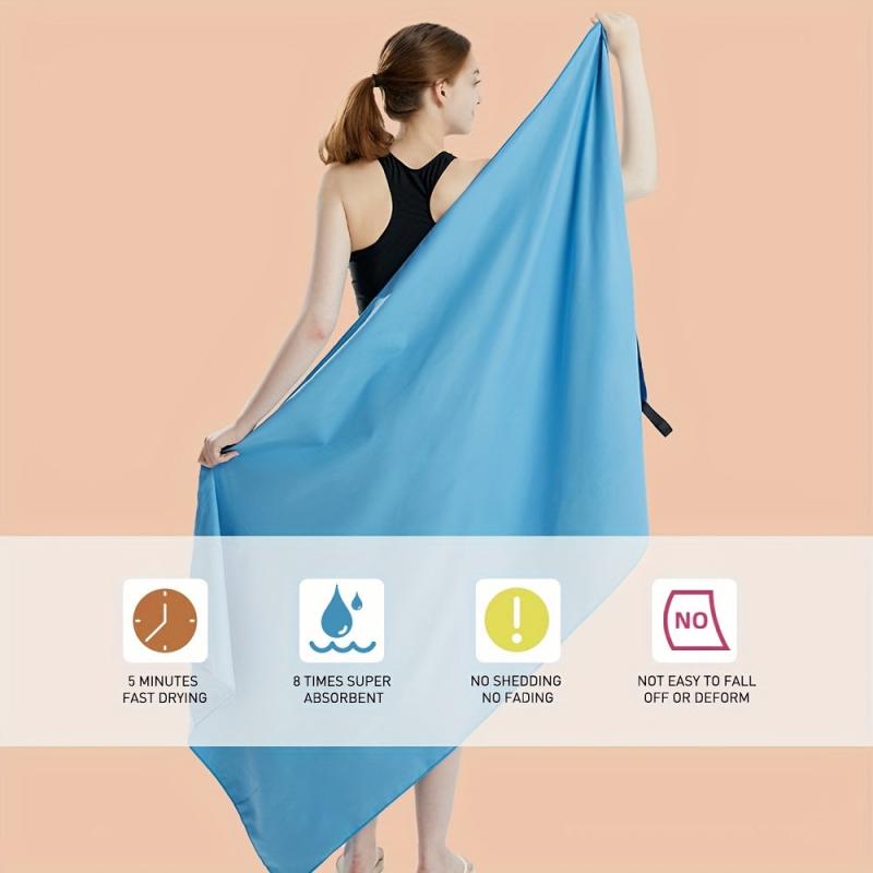 Quick Drying Microfiber Beach Towel Sandproof Soft Lightweight