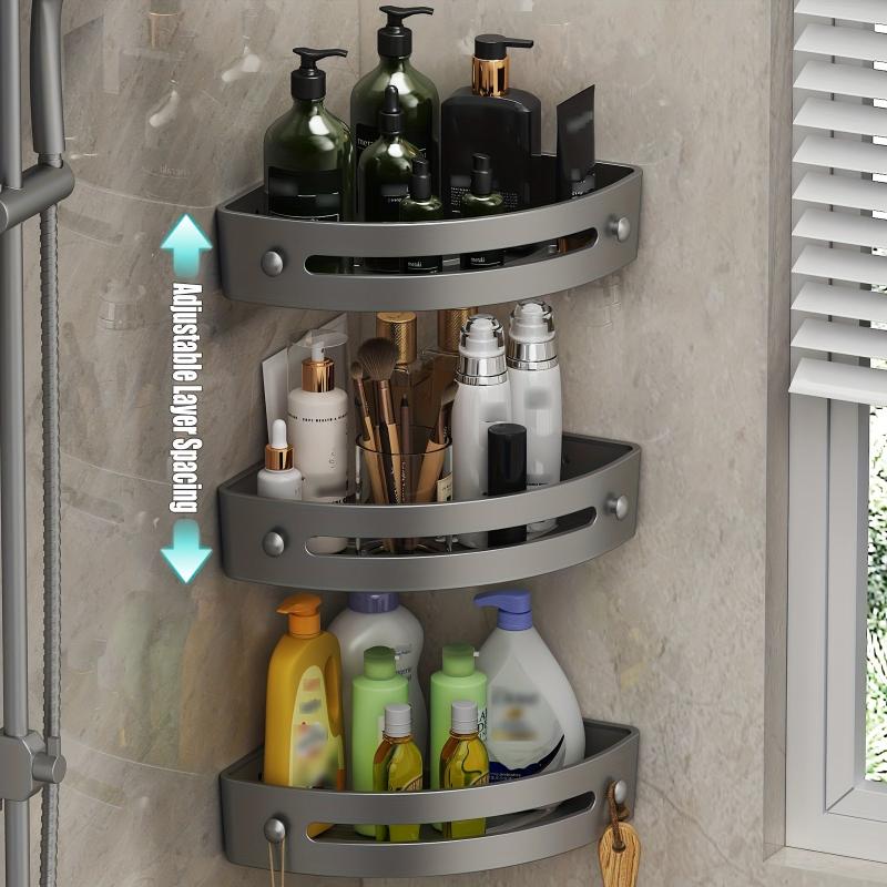 Adhesive Corner Shower Caddy Organizer