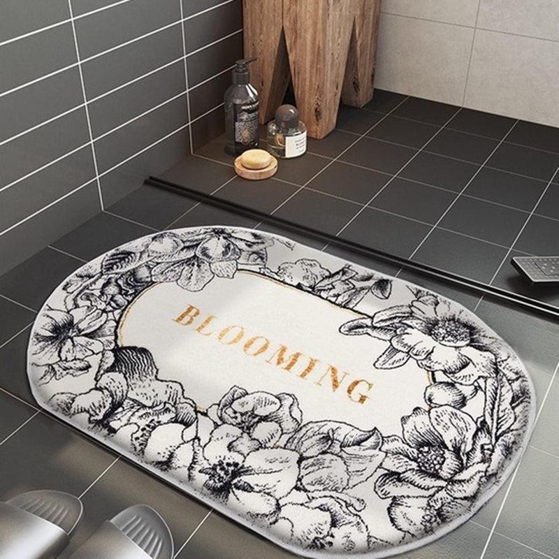 Non slip Thick Bath Mat Cashmere Floor Mat European Style Rug Home Decor