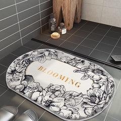 Non slip Thick Bath Mat Cashmere Floor Mat European Style Rug Home Decor