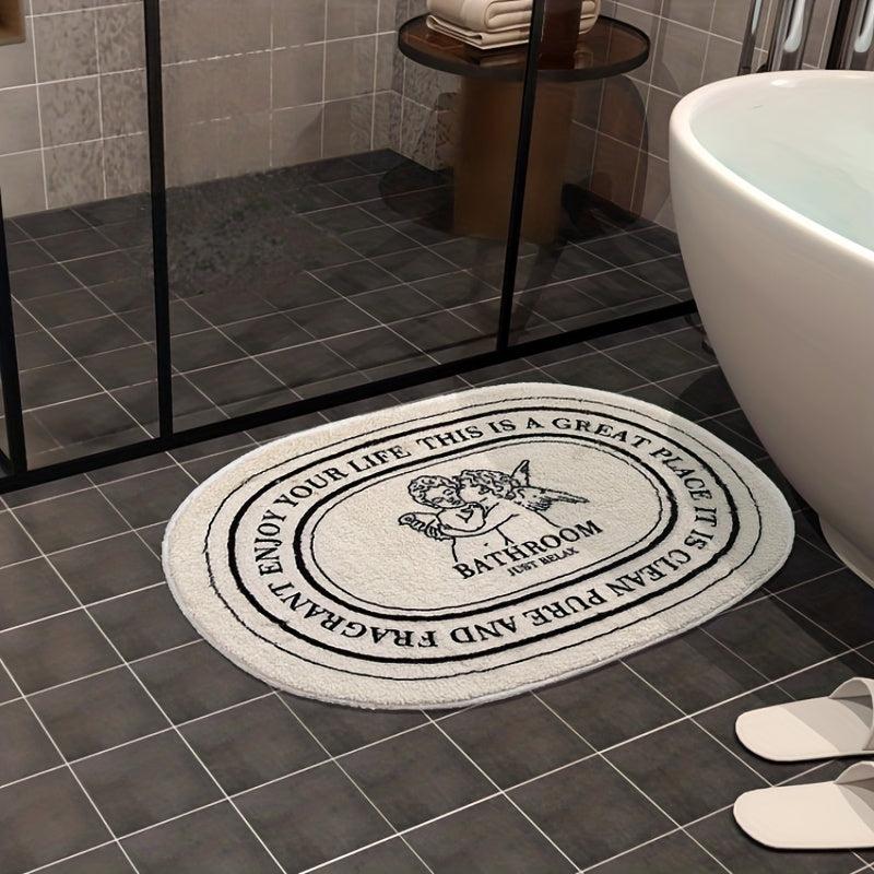 Non slip Thick Bath Mat Cashmere Floor Mat European Style Rug Home Decor