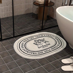 Non slip Thick Bath Mat Cashmere Floor Mat European Style Rug Home Decor
