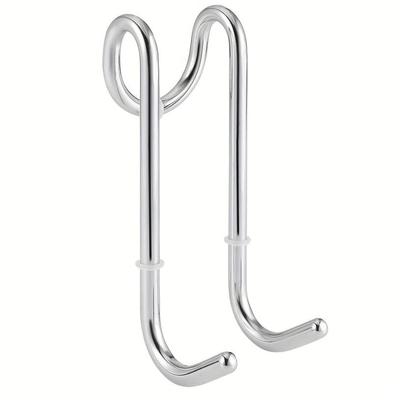 Over Door Shower Hooks for Towels & Bathrobes - Easy Cleaning & Organization