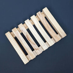 Wooden Soap Dish Self Draining Bar Soap Holder for Bathroom Sink