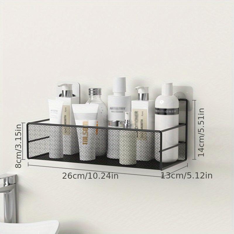 Wall Mounted Bathroom Storage Rack Punch Bathroom Hanging Shelf