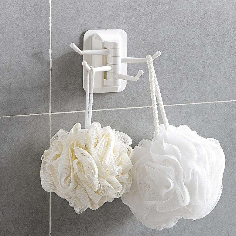 Self Adhesive Rotating Hooks for Kitchen Bathroom Bedroom