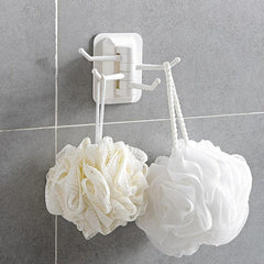 Self Adhesive Rotating Hooks for Kitchen Bathroom Bedroom