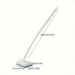 3pcs Multifunctional Bathroom Wall Brush Long Handle Detachable