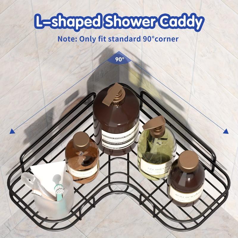 Stylish Bathroom Shelf and Kitchen Organizer with Corner Frame