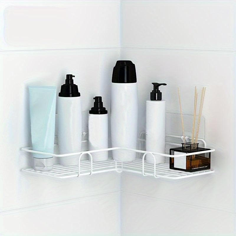Stylish Bathroom Shelf and Kitchen Organizer with Corner Frame
