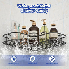 Stylish Bathroom Shelf and Kitchen Organizer with Corner Frame