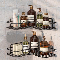 Stylish Bathroom Shelf and Kitchen Organizer with Corner Frame