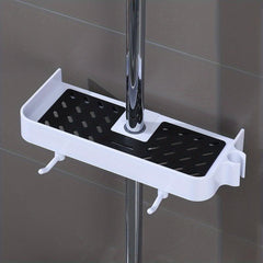 Bathroom Shower Shelf with Hooks and Shower Rack