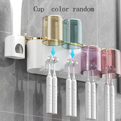 Stylish Toothbrush Holder & Gargle Cup Set for Upgraded Bathroom