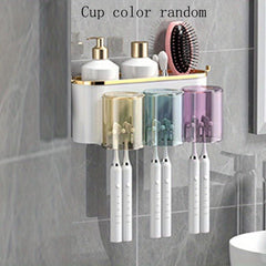 Stylish Toothbrush Holder & Gargle Cup Set for Upgraded Bathroom