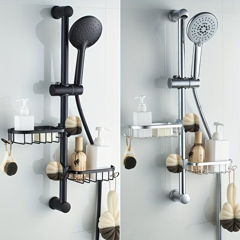 Adjustable Shower Caddy Bathroom Hanging Storage Rack