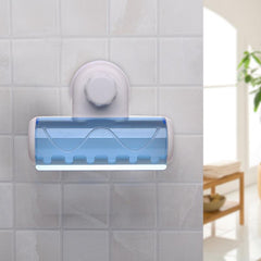 Stylish Wall Mounted Toothbrush Holder with Suction Cup