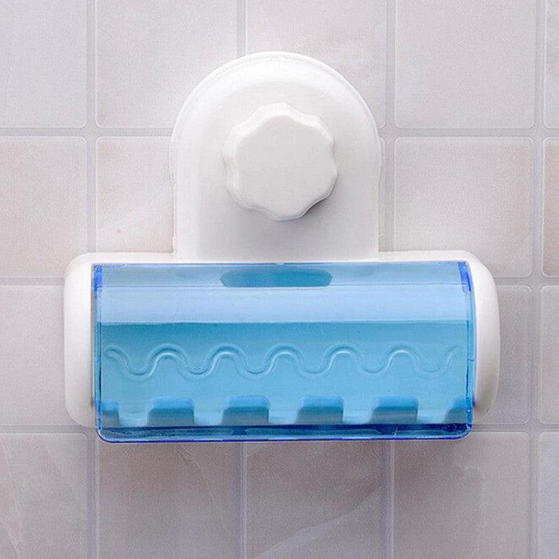 Stylish Wall Mounted Toothbrush Holder with Suction Cup