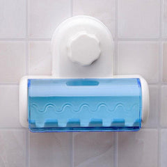 Stylish Wall Mounted Toothbrush Holder with Suction Cup