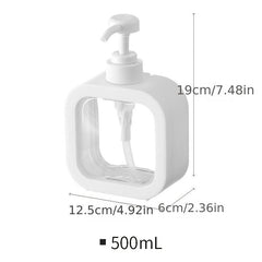 Stylish Press Type Lotion Bottle for Bathroom and Kitchen