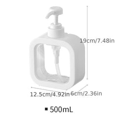 Stylish Press Type Lotion Bottle for Bathroom and Kitchen