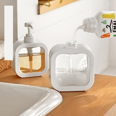 Stylish Press Type Lotion Bottle for Bathroom and Kitchen