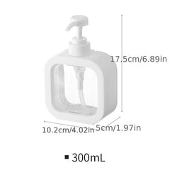 Stylish Press Type Lotion Bottle for Bathroom and Kitchen