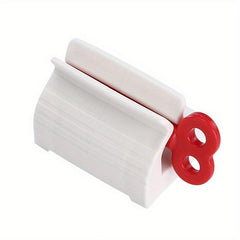 Toothpaste Squeezer with Holder - Easy and Convenient Bathroom Organizer