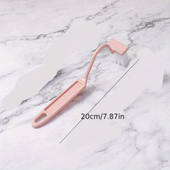 S Shaped Plastic Toilet Brush With Long Handle