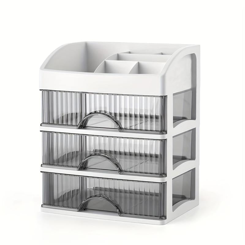 Cosmetic Organizer Drawer Transparent Dustproof Jewelry Earring Hair Ring Rack